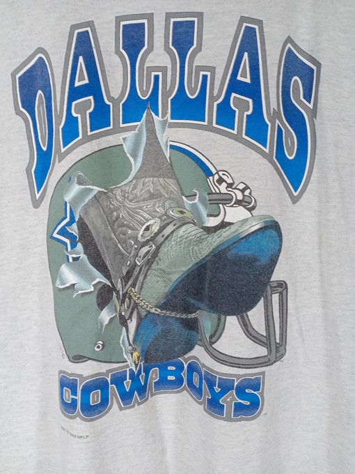 Dallas Cowboys 1993 Vintage Style Pullover Crewneck Reprinted Sweatshirt T-shirt - Ideal Gift for NFL Fans - Image 2
