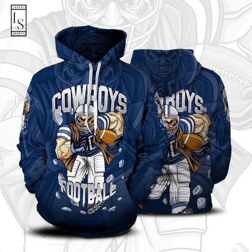 Dallas Cowboys 3D Hoodie All Over Print with Custom Design