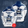 Dallas Cowboys All Over Print 3D Hoodie with Custom NFL Prints