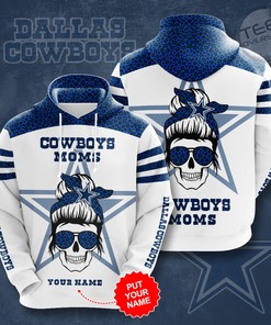 Dallas Cowboys All Over Print 3D Hoodie with Custom NFL Prints