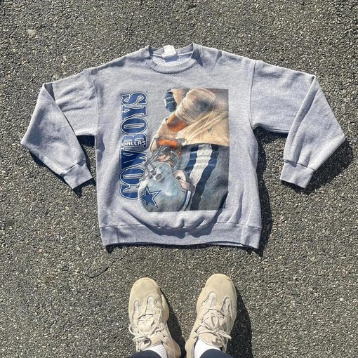 Dallas Cowboys NFL Vintage Style Sweatshirt T-shirt - Ideal Gift for Football Fans