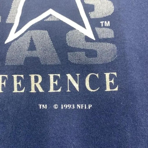 Dallas Cowboys Nutmeg 90s Vintage Style Sweatshirt T-shirt, Football Teams Gifts For Fans - Image 3