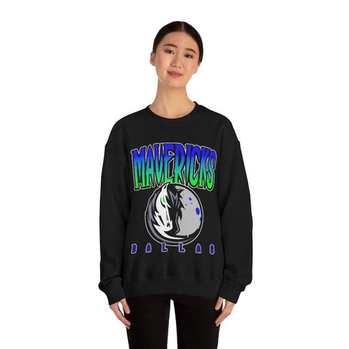 Dallas Mavericks Halloween Retro NBA Sweatshirt Hoodie Shirt Perfect for NBA Fans - Image 2