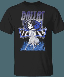 Dallas Mavericks Horse Retro NBA Fan Tee, Hoodie and Sweatshirt Perfect for Basketball Enthusiasts