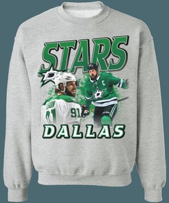 Dallas Stars Player Mash Vintage NHL Sweatshirt Hoodie TShirt Great for Hockey Fans