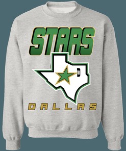 Dallas Stars Retro NHL Sweatshirt Hoodie TShirt Perfect for Hockey Enthusiasts