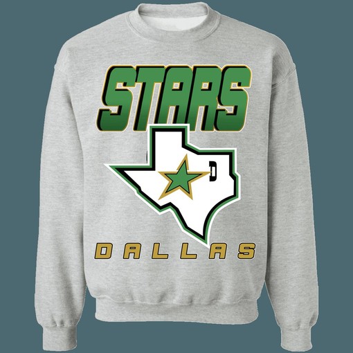 Dallas Stars Retro NHL Sweatshirt Hoodie TShirt Perfect for Hockey Enthusiasts - Image 3