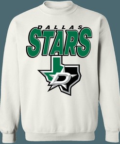 Dallas Stars Texas Retro NHL Sweatshirt Hoodie TShirt Great for Hockey Fans