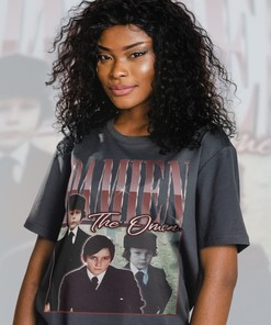 Damien The Omen Homage Tshirt - Vintage Horror Film Retro Jonathan Scott-Taylor Shirt