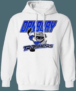 Danbury Trashers Vintage UHL Hockey Hoodie Sweatshirt Sport Shirt Great for Hockey Fans