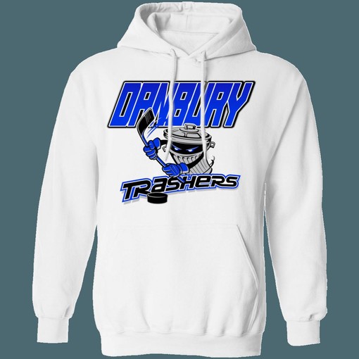Danbury Trashers Vintage UHL Hockey Hoodie Sweatshirt Sport Shirt Great for Hockey Fans