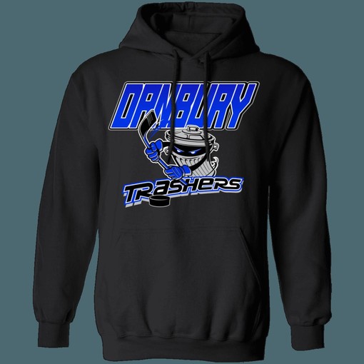 Danbury Trashers Vintage UHL Hockey Hoodie Sweatshirt Sport Shirt Great for Hockey Fans - Image 2