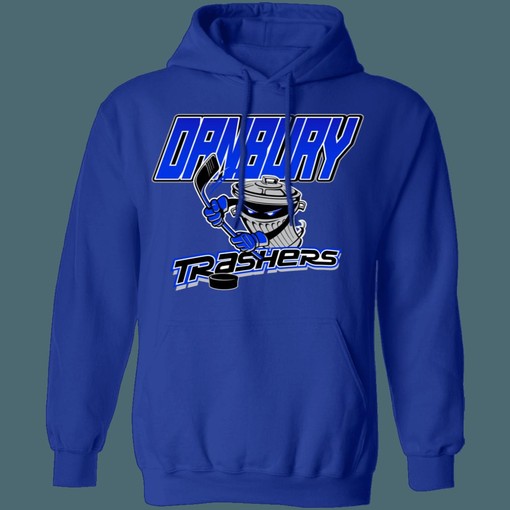 Danbury Trashers Vintage UHL Hockey Hoodie Sweatshirt Sport Shirt Great for Hockey Fans - Image 3