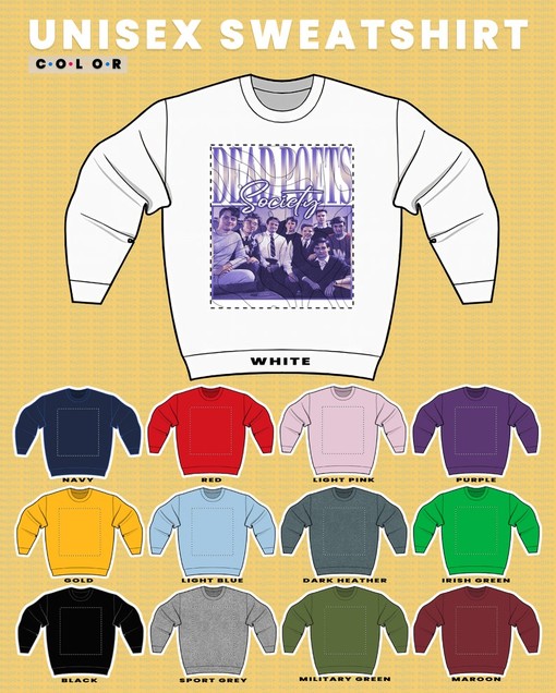 Dead Poetts Society Vintage Sweatshirt - O Captain My Captain Welton Academia Sweater, Carpe Diem University - Image 3