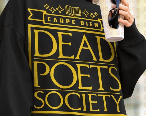 Dead Poetts Society Vintage Sweatshirt - O Captain My Captain Welton Academia Sweater, University Carpe Diem - Image 4