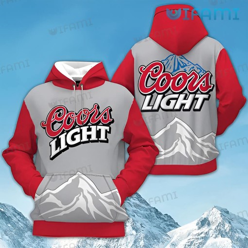 Death Hunter Coors Light All Over Print 3D Hoodie for Beer Lovers