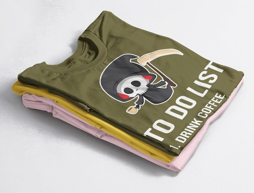 Death To Do List Unisex Graphic Tee - Funny Foodie Gift - Image 4