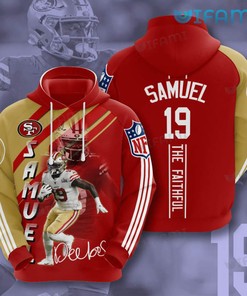 Deebo Samuel Signature 3D San Francisco 49ers Hoodie - Must-Have for Fans