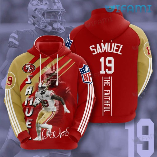 Deebo Samuel Signature 3D San Francisco 49ers Hoodie - Must-Have for Fans