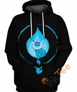 Deepness and Water 3D Printed All Over Custom Hoodie