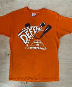 Defense Makes The Difference Football Vintage Style Sweatshirt T-Shirt Ideal Gift for NFL Fans, NCAA T-shirts