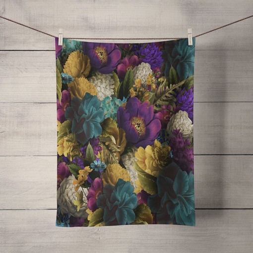 Delicate Romantic Floral Shower Curtain Set - Pretty Bath Set with Matching Towels and Mat for Romantic Bathroom Decor - Image 3