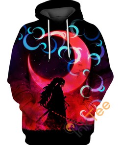 Demon Slayer Upper Moon One 3D Printed All Over Custom Hoodie