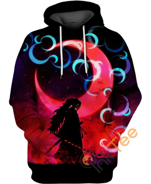 Demon Slayer Upper Moon One 3D Printed All Over Custom Hoodie