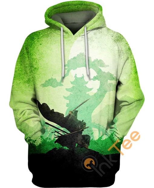 Demon Slayer Wano No Zoro 3D Printed All Over Custom Hoodie