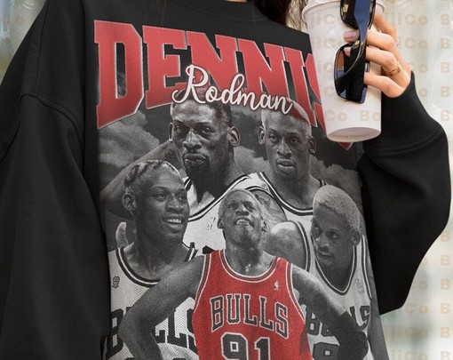 Dennis Rodman Unisex Sweatshirt, 48 Hours Bender Tee with Scottie Pippen, Last Dance Shirt for Men and Women - Image 4