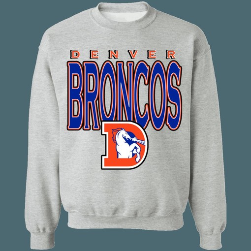Denver Broncos 1970's Vintage NFL American Football Lover Sweatshirt Hoodie Ideal for Football Lovers