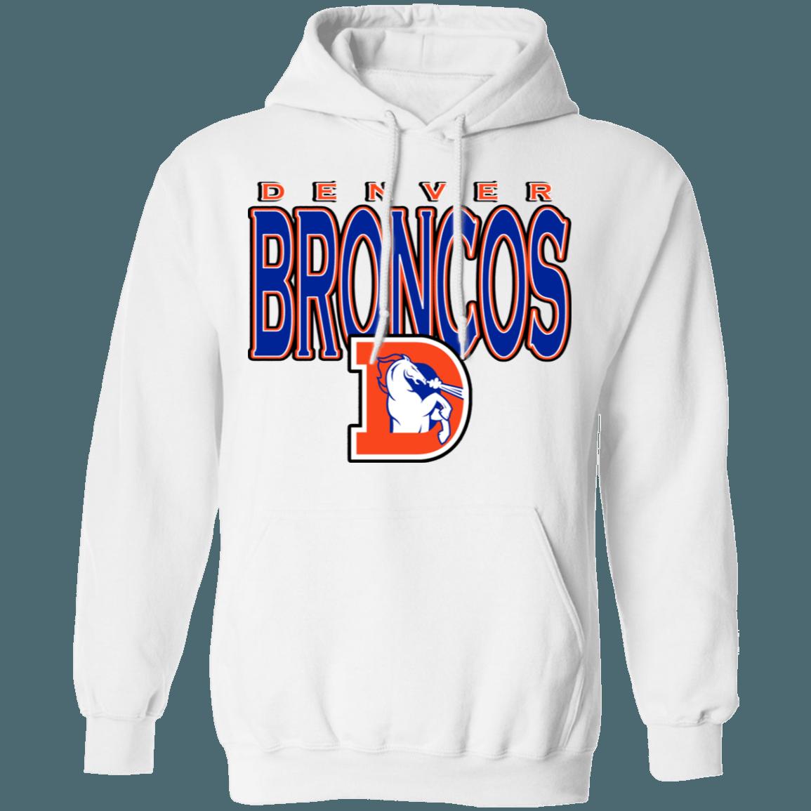 Denver Broncos 80's Vintage NFL Hoodie Sweatshirt Sport Shirt Great for Football Fans
