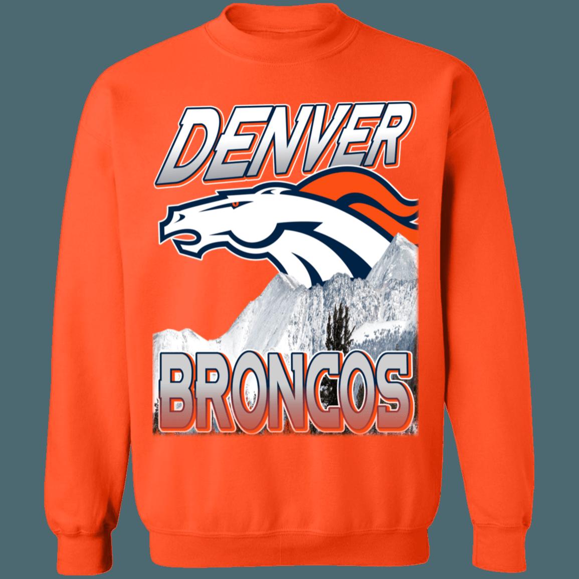 Denver Broncos 90's Retro NFL American Football Lover Sweatshirt Hoodie Ideal for NFL Enthusiasts