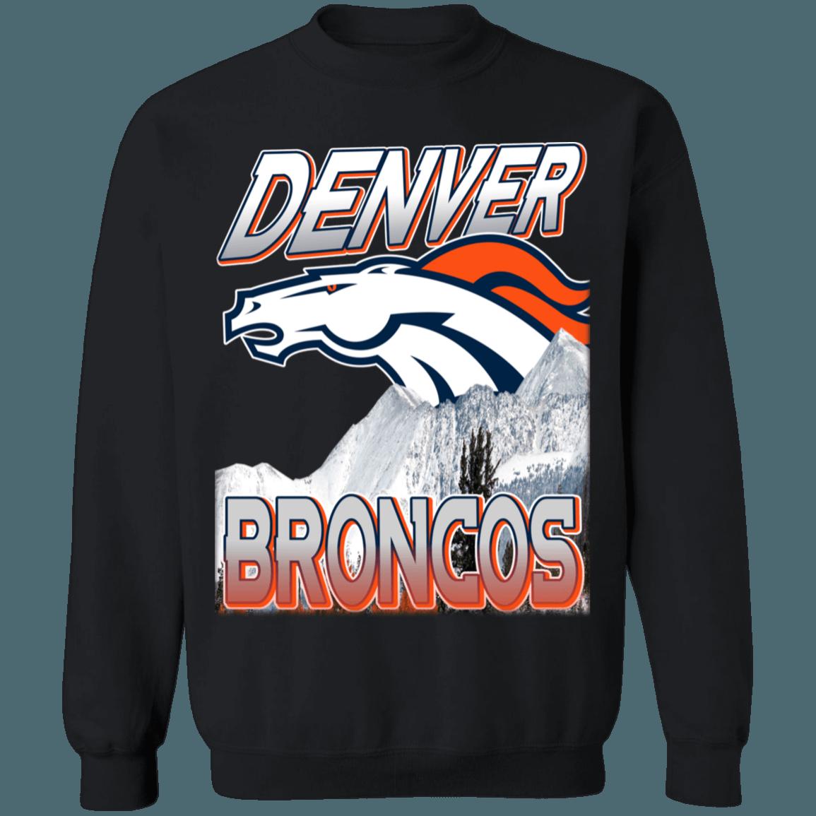 Denver Broncos 90's Retro NFL American Football Lover Sweatshirt Hoodie Ideal for NFL Enthusiasts - Image 2