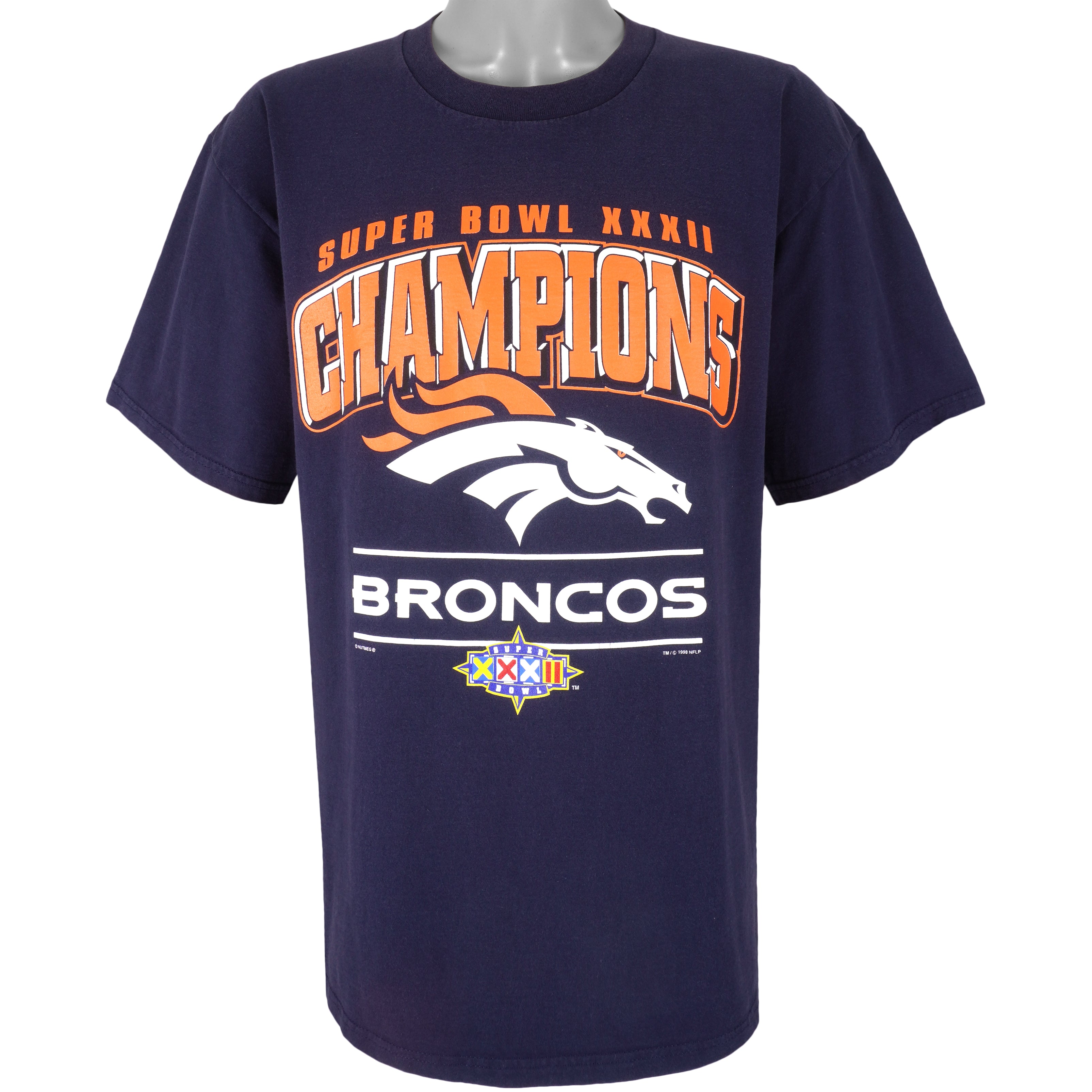 Denver Broncos Champions 1998 Vintage NFL T-Shirt Unisex Sport Sweatshirt Hoodie Gift