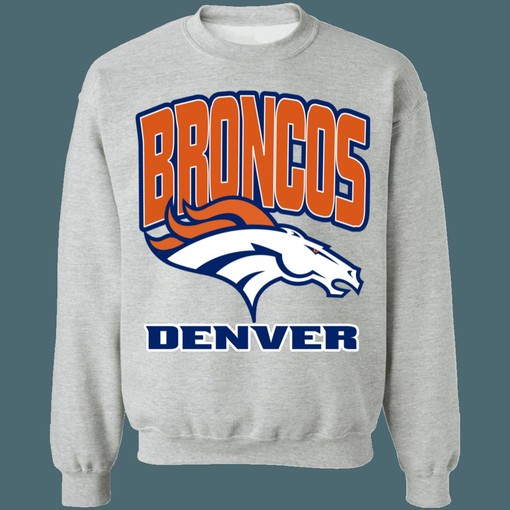 Denver Broncos Retro NFL American Football Lover Sweatshirt Hoodie Ideal for Football Fans