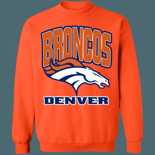 Denver Broncos Retro NFL American Football Lover Sweatshirt Hoodie Ideal for Football Fans - Image 2