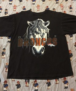 Denver Broncos Starter Brand NFL Sweatshirt T-shirt - Ideal Gift for Sport Shirts Unisex & NFL Fans