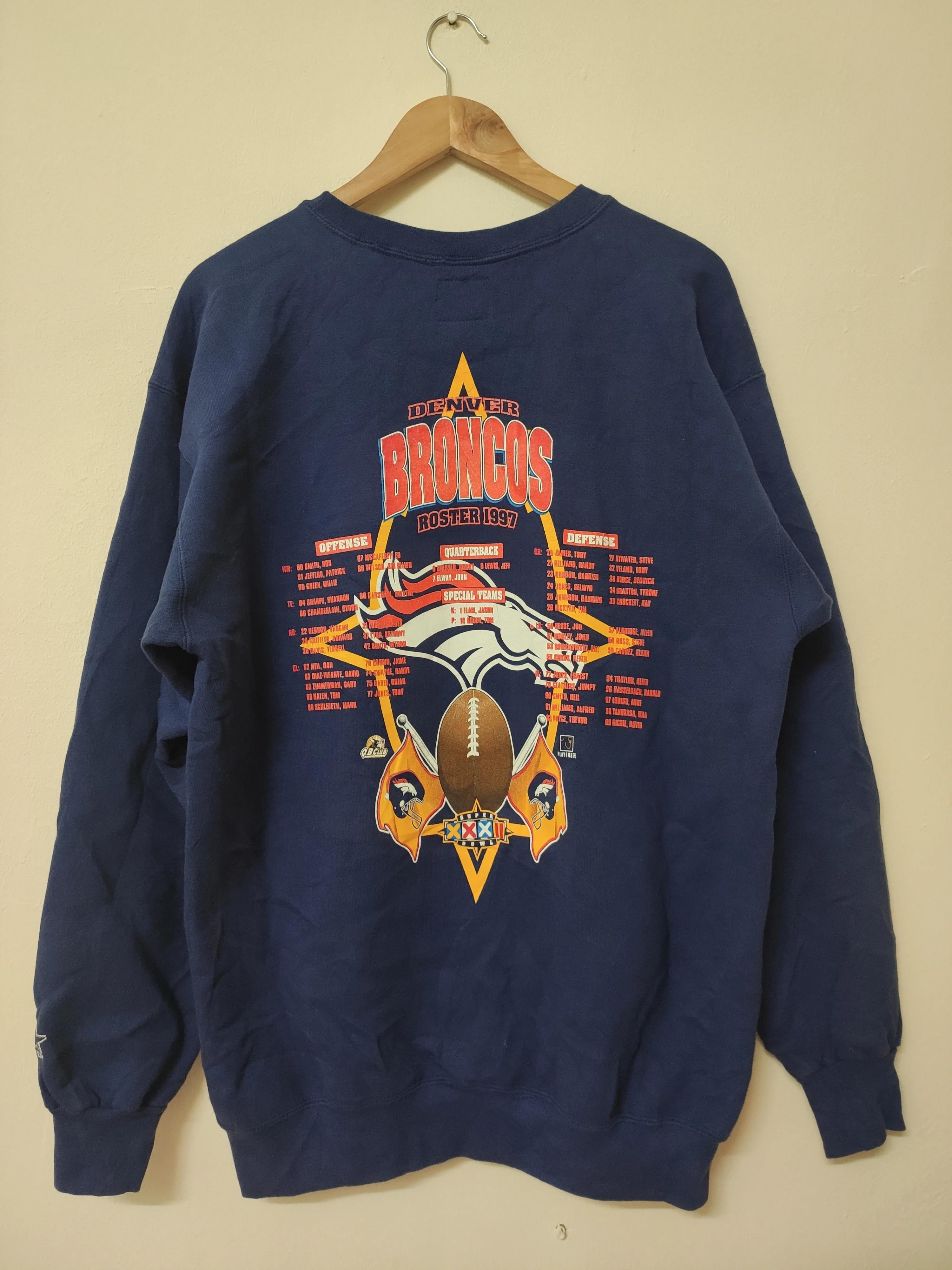 Denver Broncos Superbowl 1998 Vintage Style Sweatshirt T-shirt for Football Enthusiasts