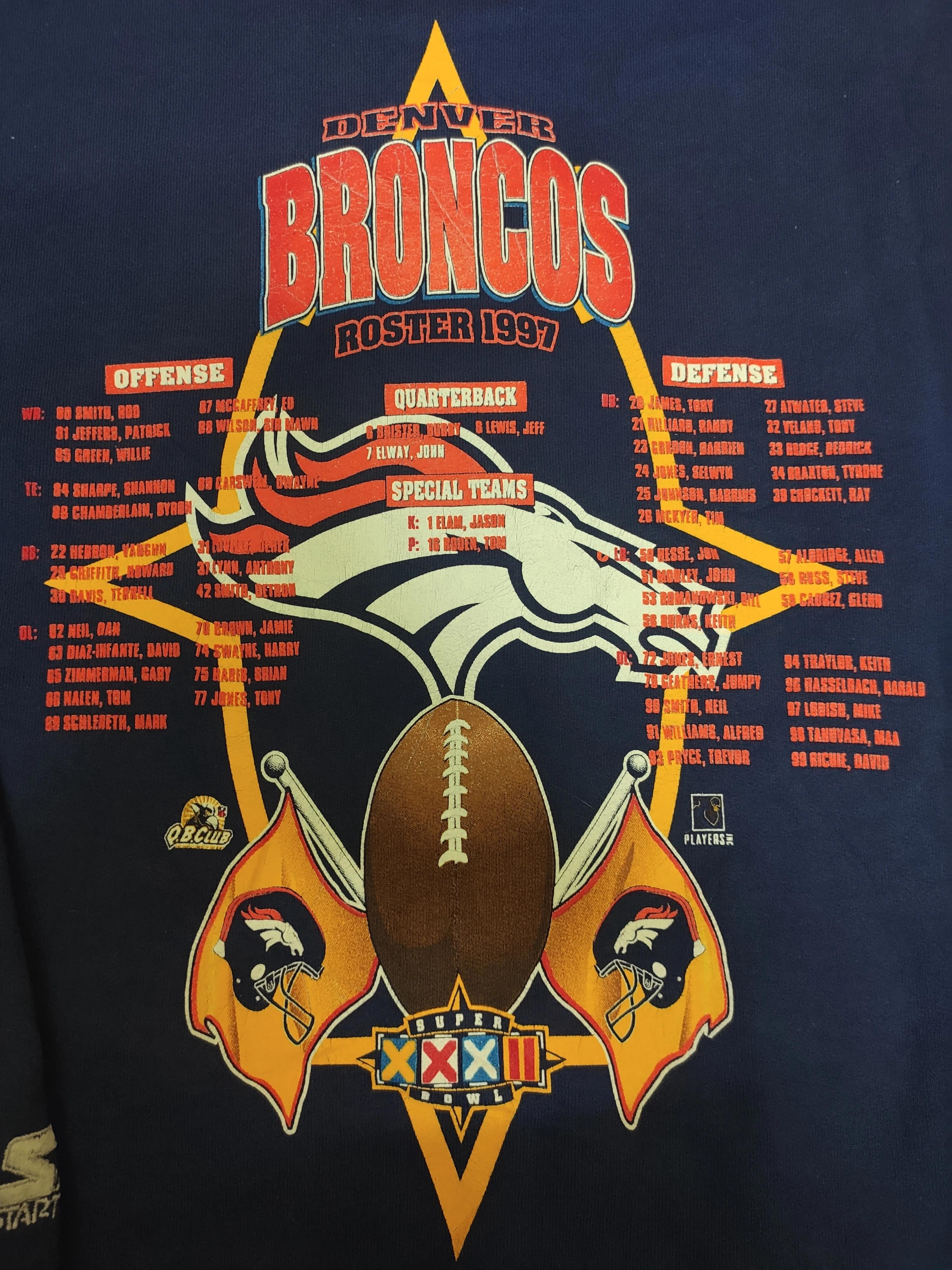 Denver Broncos Superbowl 1998 Vintage Style Sweatshirt T-shirt for Football Enthusiasts - Image 2