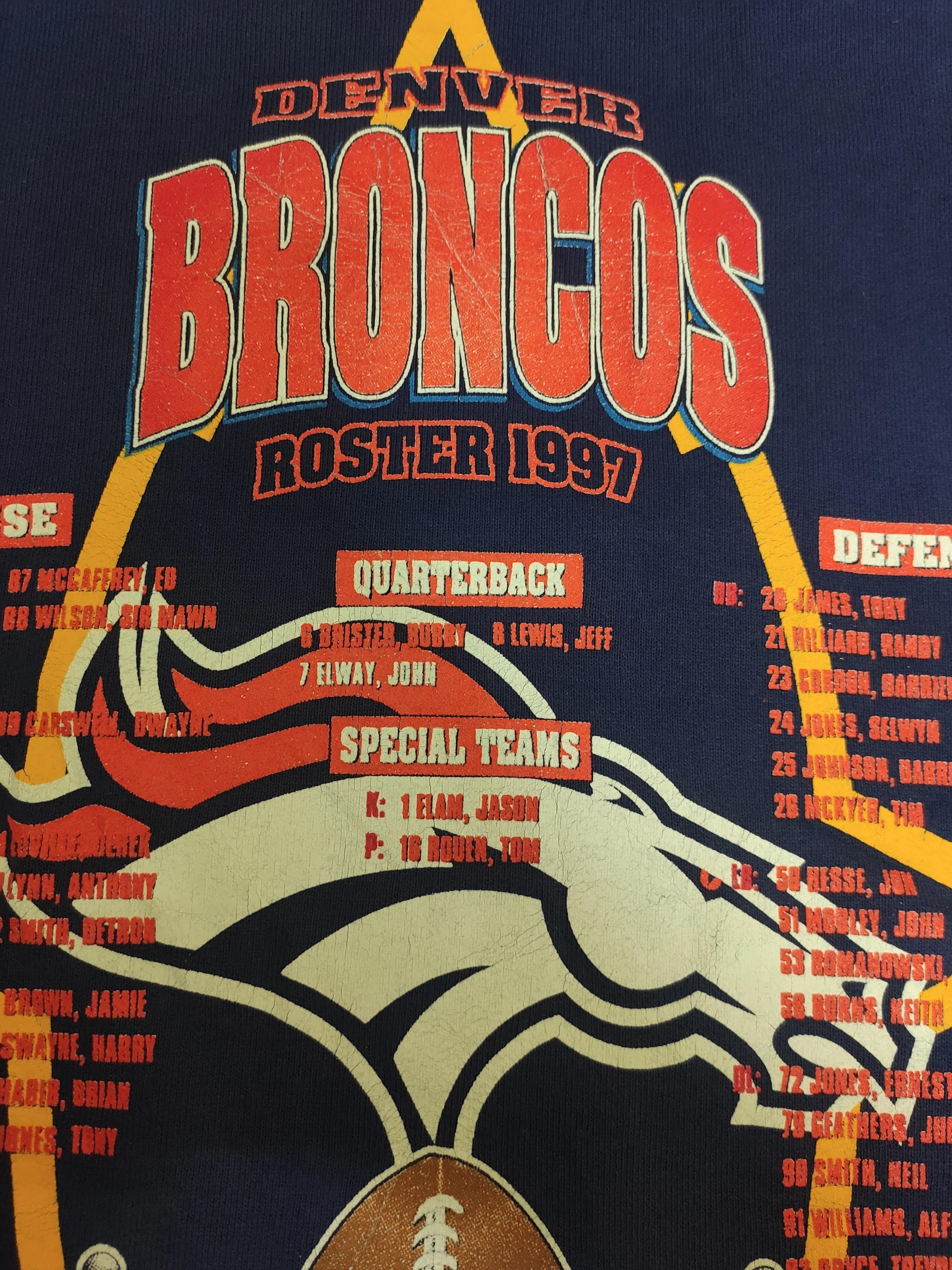 Denver Broncos Superbowl 1998 Vintage Style Sweatshirt T-shirt for Football Enthusiasts - Image 3
