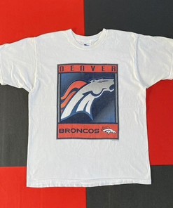 Denver Broncos Sweatshirt T-shirt - Vintage Style NFL Shirt, Perfect Gift for Football Fans