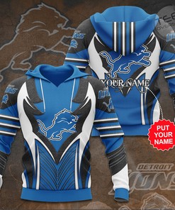 Detroit Lions 3D Hoodie for NFL Fans with Custom Prints