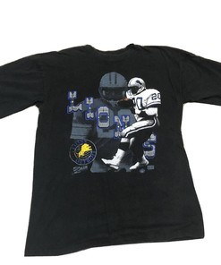 Detroit Lions 90s Vintage Style Barry Sanders Sweatshirt T-shirt - Ideal Gift for NFL Fans