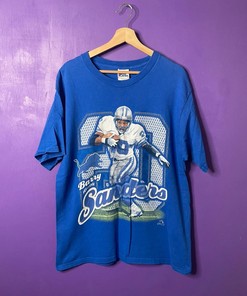 Detroit Lions Barry Sanders Vintage Style Pro Player Sweatshirt T-shirt, NCAA Football Teams Gifts for Fans