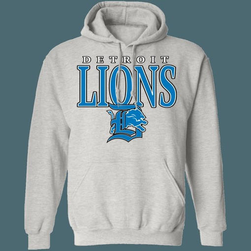 Detroit Lions Retro NFL Hoodie Sweatshirt Sport Shirt for Girls - Image 4