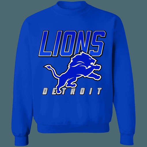 Detroit Lions Retro NFL Lover Sweatshirt Hoodie Sport Shirt - Image 2