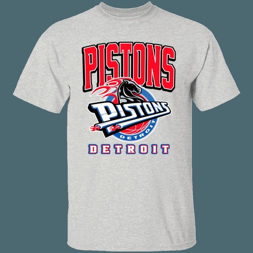 Detroit Pistons HORSE Retro NBA Fan T-Shirt Sweatshirt Hoodie for Girls - Image 4