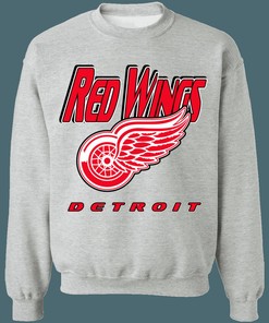 Detroit Red Wings 90's NHL Sweatshirt Hoodie T-Shirt for Hockey Fans