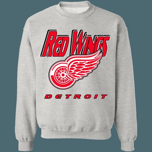 Detroit Red Wings 90's NHL Sweatshirt Hoodie T-Shirt for Hockey Fans - Image 4